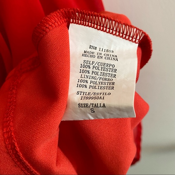 Beaded Red Mini Dress - Picture 11 of 12